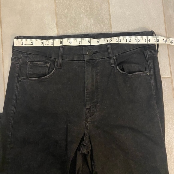 MOTHER The Looker Not Guilty Skinny Jeans Black Size 28 - Picture 5 of 9